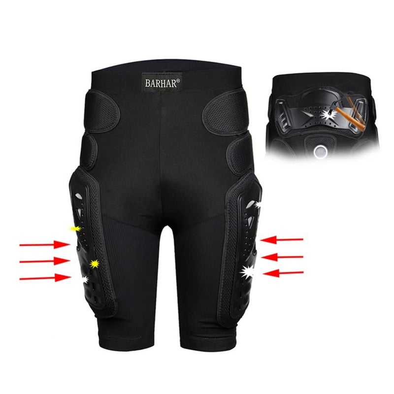 BARHAR Protective Armor Pants Hockey Knight Gear for Motorcycle Motocross Racing Ski Protect Pads Sports HIPS Legs (Small) - Image 5